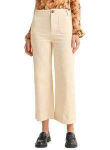miduo Womens High Waisted Cropped Capris Stretchy Straight Pants Trousers | Womens Pants…