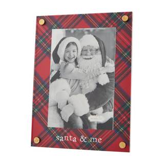 Mud Pie Acrylic Santa Frame; 8" x 6"