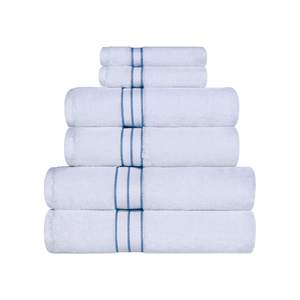 Superior Hotel Turkish Cotton 6 Piece Towel Set, Ultra Plush Spa Quality Heavyweight…
