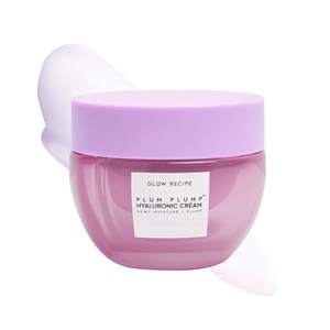 Glow Recipe Plum Plump Hyaluronic Acid Face Cream Moisturizer, Travel Size, Korean…
