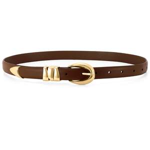 WHIPPY Women Skinny Leather Belt for Jeans Pants Dresses Ladies Fashion Waist Belt with…