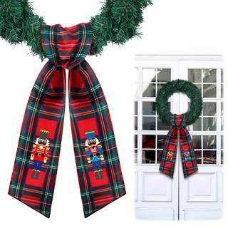 Wreath Sash for Front Door Wreath Satin Sash Blank Sashes Embroidery Monogram Yard…