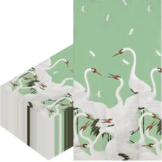 Stxy's Bird Napkins Paper Guest Towels for Bathroom Decorative Green Birds (45ct)…