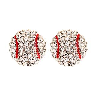 Baseball Earrings Jewelry Baseball Stud Earring Baseball Pendant Dangle Sports Earrings…