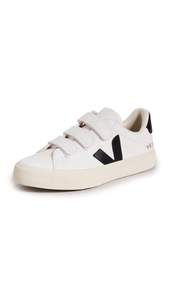 Veja Women's Recife Logo Sneakers 10 Extra White/Black