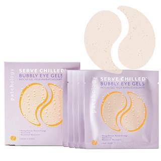 Patchology Serve Chilled Bubbly Eye Gels with Niacinamide, Hydrating Under Eye Patches…