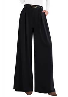 PRETTYGARDEN Womens Wide Leg Dress Pants Flowy Trousers | Front Pleats,Side…