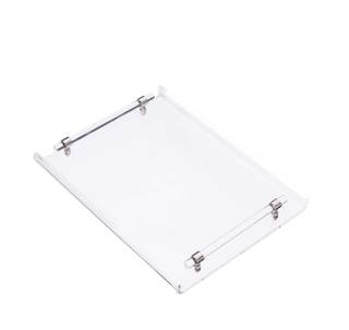 Artmaze Acrylic Serving Tray, Breakfast Tray with Acrylic Handles, Decorative for Coffee…