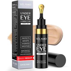 VELAMO ADVANCED Under Eye Corrector SPF 41(Medium): Under Eye Color Corrector for Dark…