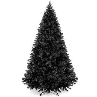 Best Choice Products 6ft Artificial Full Black Christmas Tree Seasonal Holiday Decoration…