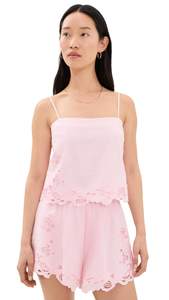 WAYF Women's Lola Cami X-Large Light Pink