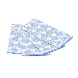 Two's Company Hydrangea 3-Ply Guest Towels, 20 Count | Blue hydrangea 3-ply guest towels…