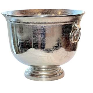 Oversized Luxury Champagne Bucket, Silver, 17.75 Inches (45 cm) | 5 Gal. Capacity, Old…