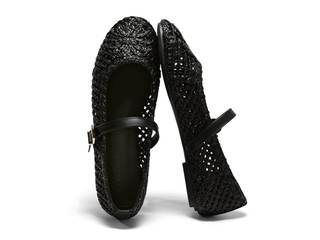 Coutgo Womens Mary Jane Woven Flats Round Toe Ballet Flats Dressy Comfortable Slip On…