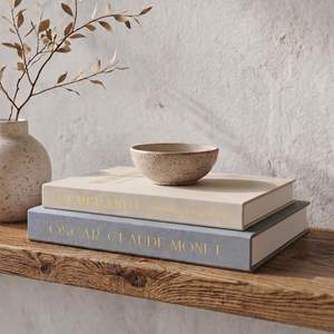Beautiful Decorative Books - Set of 2 Linen Boxes Enhance Your Coffee Table, Bookshelf or…