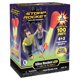 Stomp Rocket Ultra LED, High-Flying Rocket Launcher for Kids, 6 Rockets | Fun Outdoor…