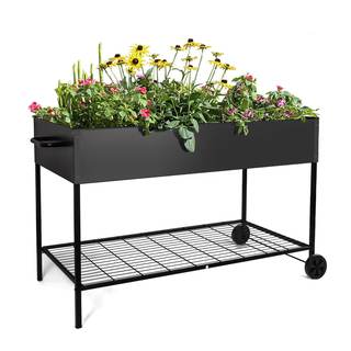MIXC 50 * 26 * 31 Large Metal Raised Garden Beds with Legs, Elevated Planter Boxes…