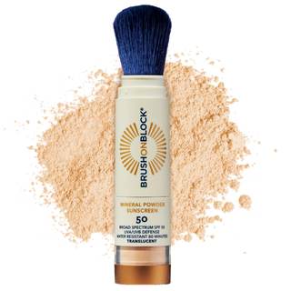 Brush On Block SPF 50 Mineral Powder Sunscreen, Translucent, Broad Spectrum, Water…
