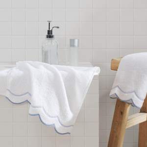 Peri Home 100% Cotton Hand Towel for Bathroom, Embroidered, Soft & Absorbent, 500 GSM, 1…