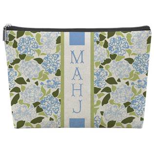Blue and Green Hydrangea Empty Mahjong Tile Bag 13x7.8 Inch, | Blue Floral Printed…