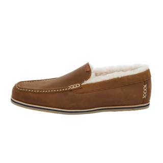 Hari Mari- Hacienda LX- Men’s Classic Full Grain Leather Loafer Slipper with Shearling…