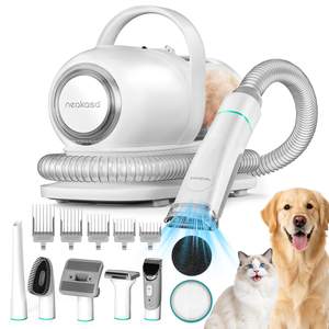 Neakasa P1 Pro Dog Grooming Vacuum Kit, 6-in-1 Pet Hair Grooming with Clippers and…