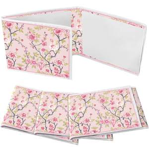 4 Pack Chinoiserie Mahjong Card Holder Chinoiserie Print Mahjong Card Sleeve Large Size(6…