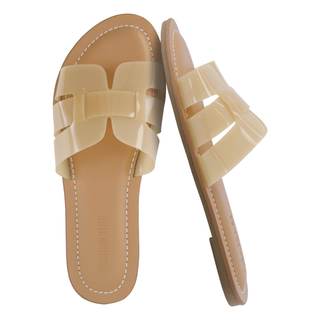 CUSHIONAIRE Caper Jelly Sandals for Women, Comfortable Womens Slides with Cushioned…
