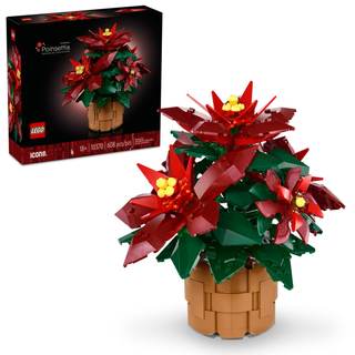 LEGO Icons Poinsettia Building Sets for Adults - Artificial Flowers for Decoration…