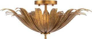 Capital Lighting 249531AG Eden Traditional Bohemian Botanically Inspired Semi Flush…