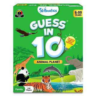 Skillmatics Guess in 10 Travel Game – Animal Planet, Gift for Boys & Girls | Educational…
