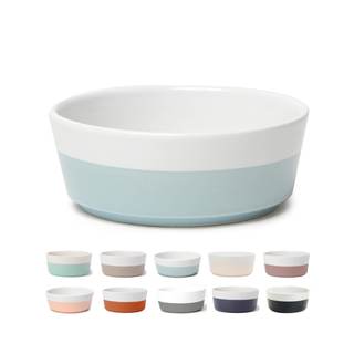 Waggo Dipper Ceramic Dog Bowl for Small and Large Breeds - Heavyweight and Durable Pet…
