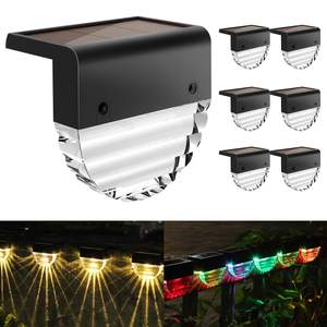 Melunar Solar Deck Lights, 6 Pack Waterproof LED Solar Step Light Outdoor, Fence Lights…