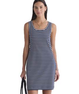 Vineyard Vines Women's Evelyn Shift Dress Small Nautical Navy Stripe