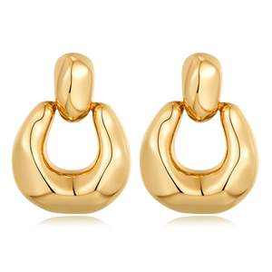 Gold Silver Hoop Dangle Earrings For Women Statement Retro Earrings Multiple Styles…