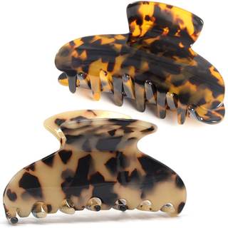 2 Pack Big Hair Claw Clips Tortoise Shell Nonslip Large Claw Clip For Women Celluloid…