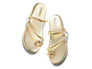 Coutgo Womens Strappy Flat Sandals Square Open Toe Flip Flops Slides Toe Ring Summer…