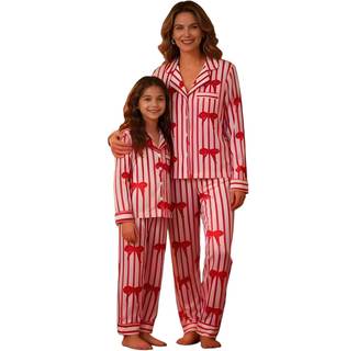 Mommy and Me Christmas Pajama Set Matching Cute Pjs for Mother Daughter Women Large…