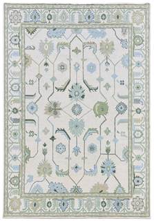Allen Home Lori Area Rug – 3’ x 5' – Handmade Wool Area Rugs –Green & Beige – Rugs for…