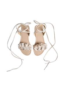 GORGLITTER Women's Lace Up Flat Sandals Strappy Tie Up Dressy Slides Shoes | Gladiator…