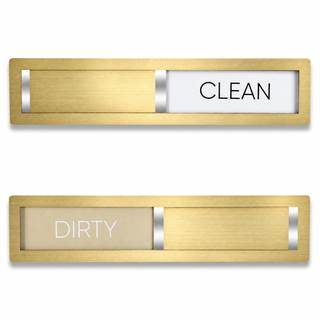 Clean Dirty Magnet for Dishwasher, Champagne Gold | Premium 304 Stainless Steel, Sleek…