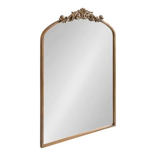 Kate and Laurel Arendahl Traditional Arch Mirror, 24 x 36, Antique Gold, Baroque Inspired…