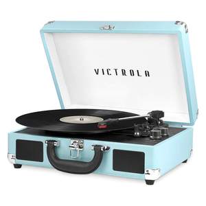 Victrola Journey - Bluetooth Suitcase Record Player - Turquoise | Built-in stereo…