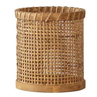 Rattan Woven Hurricane Glass Candle Holders,Cane Wrapped Sleeve Flower Vase Decorative…
