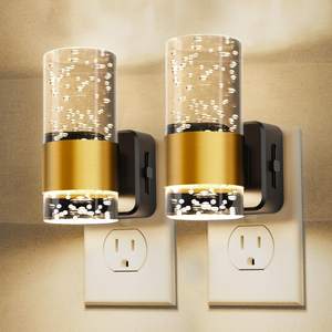 L LOHAS LED Night Light, Dimmable Night Lights Plug into Wall | 2 Pack Acrylic…