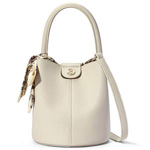 BOSTANTEN Small Crossbody Bags for Women Vegan Leather Purse Bucket bag | Removable…