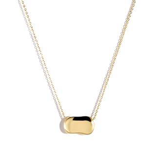 Electric Picks Dakota Necklace for Women, 14k Gold Plated Organic Charm Pendant Necklace…