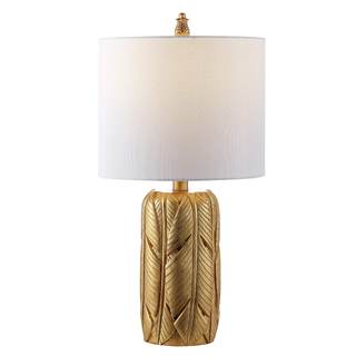 Safavieh Lighting Collection Wilsa Gold Leaf 23-inch Bedroom Living Room Home Office Desk…