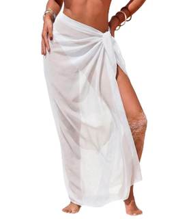 Chiffon Sarong Wraps for Women Sheer Beach Cover Up Swimsuit Summer | Lightweight Chiffon…