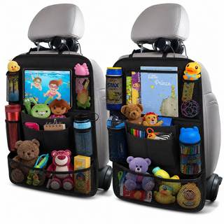 ULEEKA Car Backseat Organizer with 10" Table Holder, 9 Storage Pockets Seat Back…